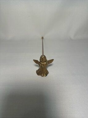 Vintage Brass Angel Candle Snuffer - Gold